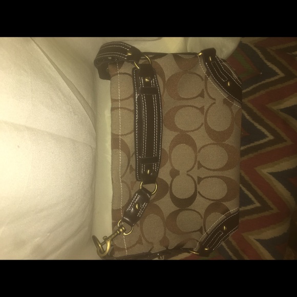 Canvas Coach shoulder bag - Picture 4 of 4